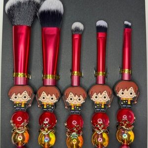 Harry Potter Metallic Beaded Brush set - 5 Piece Set